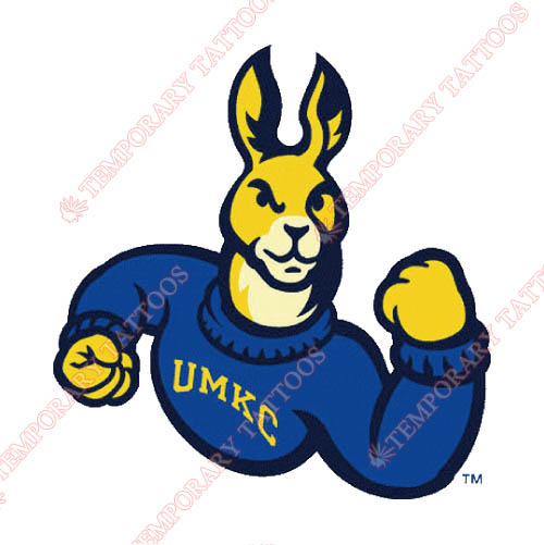 UMKC Kangaroos Customize Temporary Tattoos Stickers NO.6699